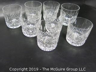 Set of (8) Waterford Tumblers