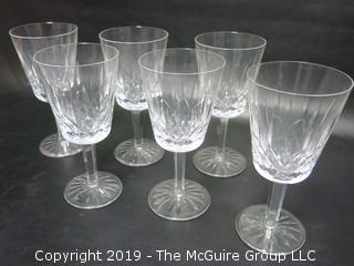 Set of (6) Waterford Stems