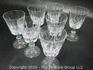 Set of (7) Waterford Stems