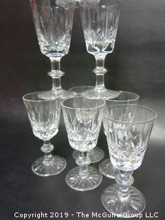 Set of (8) Waterford Stems