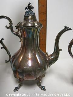 Reed and Barton Silverplated "Winthrop" Coffee and Tea Pots