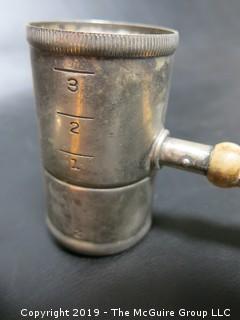 (2) Victorian Barware measuring tools; both marked "Napier" (Description Altered March 25, 2019 At 8:09pm ET)