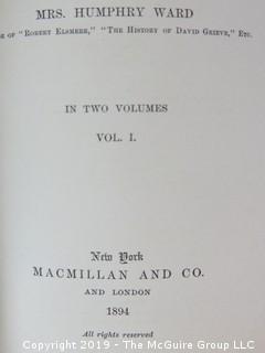 Book Title: "Marcella; Vol. 1"