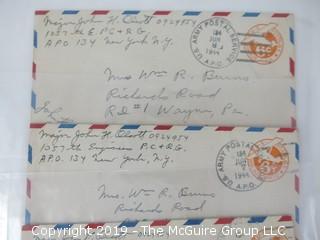 WW II U.S. Soldier Letters 