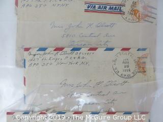 WW II U.S. Soldier Letters 