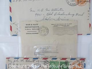 WW II U.S. Soldier Letters 