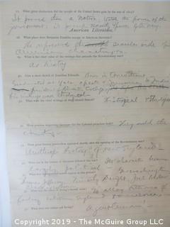 Old Paper: 1880's Chatauqua: Coursework Materials for Correspondence Courses.  See the many photos.  