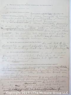 Old Paper: 1880's Chatauqua: Coursework Materials for Correspondence Courses.  See the many photos.  