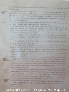 Old Paper: 1880's Chatauqua: Coursework Materials for Correspondence Courses.  See the many photos.  