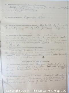 Old Paper: 1880's Chatauqua: Coursework Materials for Correspondence Courses.  See the many photos.  