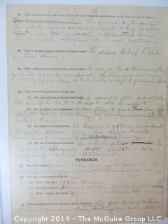 Old Paper: 1880's Chatauqua: Coursework Materials for Correspondence Courses.  See the many photos.  