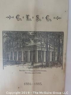 Old Paper: 1880's Chatauqua: Coursework Materials for Correspondence Courses.  See the many photos.  