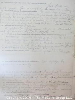 Old Paper: 1880's Chatauqua: Coursework Materials for Correspondence Courses.  See the many photos.  