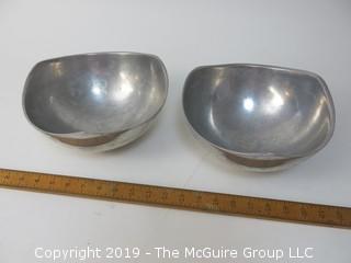 Pair of Nambe 527 Bowls