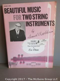 Collection of Sheet music.  See all the photos.