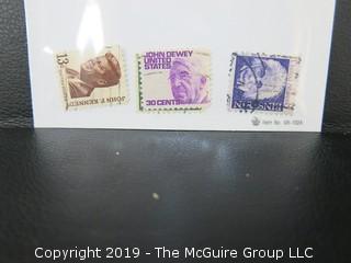 Assortment including collectible stamps