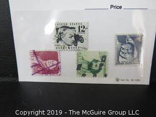 Assortment including collectible stamps