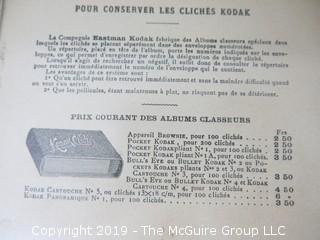 Eastman Kodak photos, negatives and marketing materials from Paris Branch