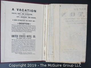 Old Paper: "New Maps of Boston; 1883 by Tilly Haynes; produced for The United States Hotel Co. ; 17 x 19" 