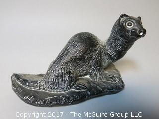 Hand carved soapstone seal and walrus; signed by the artist