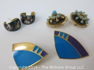 (3) Pair of Earrings