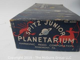 1954 Spitz Junior Plantetarium; working condition; original box (some damage)