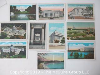 Collection of (10) Vintage Post Cards of Washington DC