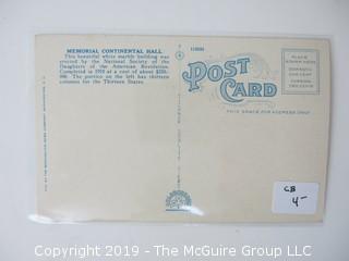 Collection of (6) Vintage Post Cards of Washington DC and (2) post card booklets