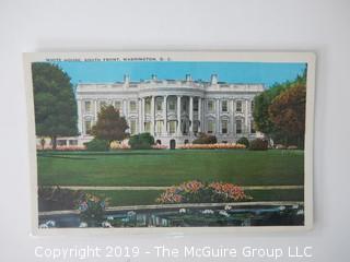 Collection of (6) Vintage Post Cards of Washington DC and (2) post card booklets