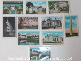 Collection of (10) Vintage Post Cards of Washington DC