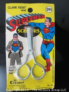 New in Package; "Clark Kent and Superman Kiddy Scissors"