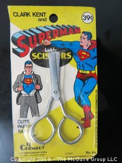 New in Package; "Clark Kent and Superman Kiddy Scissors"