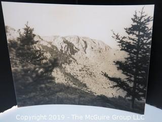 7 1/2" x 9 1/2" professional B&W photo, circa 1940, Appalachian Mountain Trail 