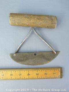 Wood Handled Single Blade Food Chopper