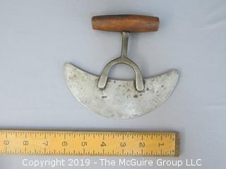 Wood Handled Single Blade Food Chopper