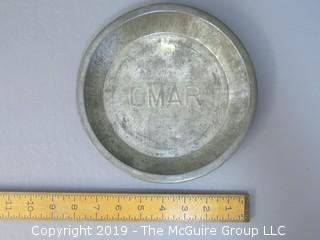 Pie Tin; marked "Omar"