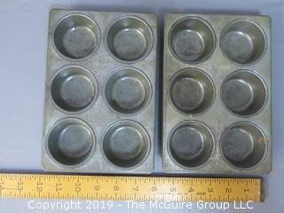 Muffin Tin; marked Kreamer