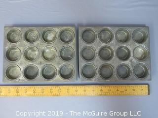 Muffin Tin; marked Kreamer