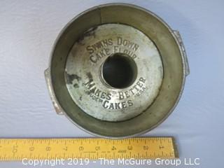 Cake Tin; marked Swan's Down Cake Flour