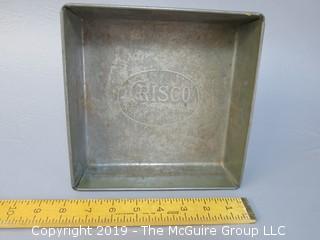 Cake Tin; marked Crisco