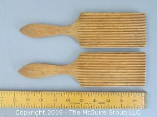 Set of Wooden Pasta Molds