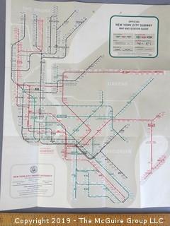 Collection of NY Ephemera including 1966 NYC Subway map