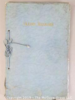 Wedding Book; circa 1920's