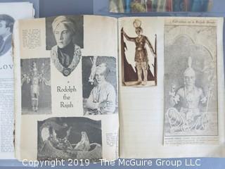 Scrapbook featuring all things Rudolph Valentino