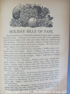 Book Title: 1894 Imperial Cookbook by Mrs. Grace Townsend - WILL SHIP ALL ITEMS 