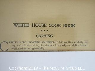 1904  White House Cookbook  - WILL SHIP ALL ITEMS

