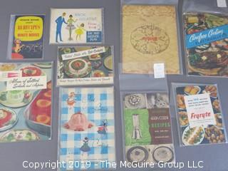 1950's Collection of Food Pamphlets and Recipe Books