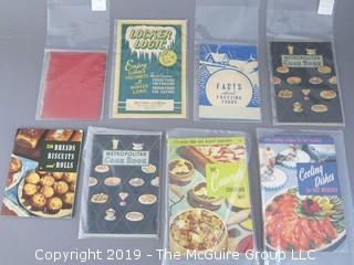 Collection of Food Pamphlets and Recipe Books as far back as 1898