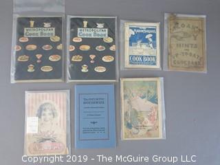 Collection of Food Pamphlets and Recipe Books as far back as 1899