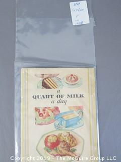 1920's Collection of Food Pamphlets and Recipe Books